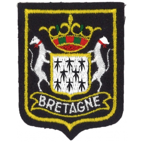 U24 Écusson Correze - Drapeau Du Département - Thermocollant - 9 X 6 Cm